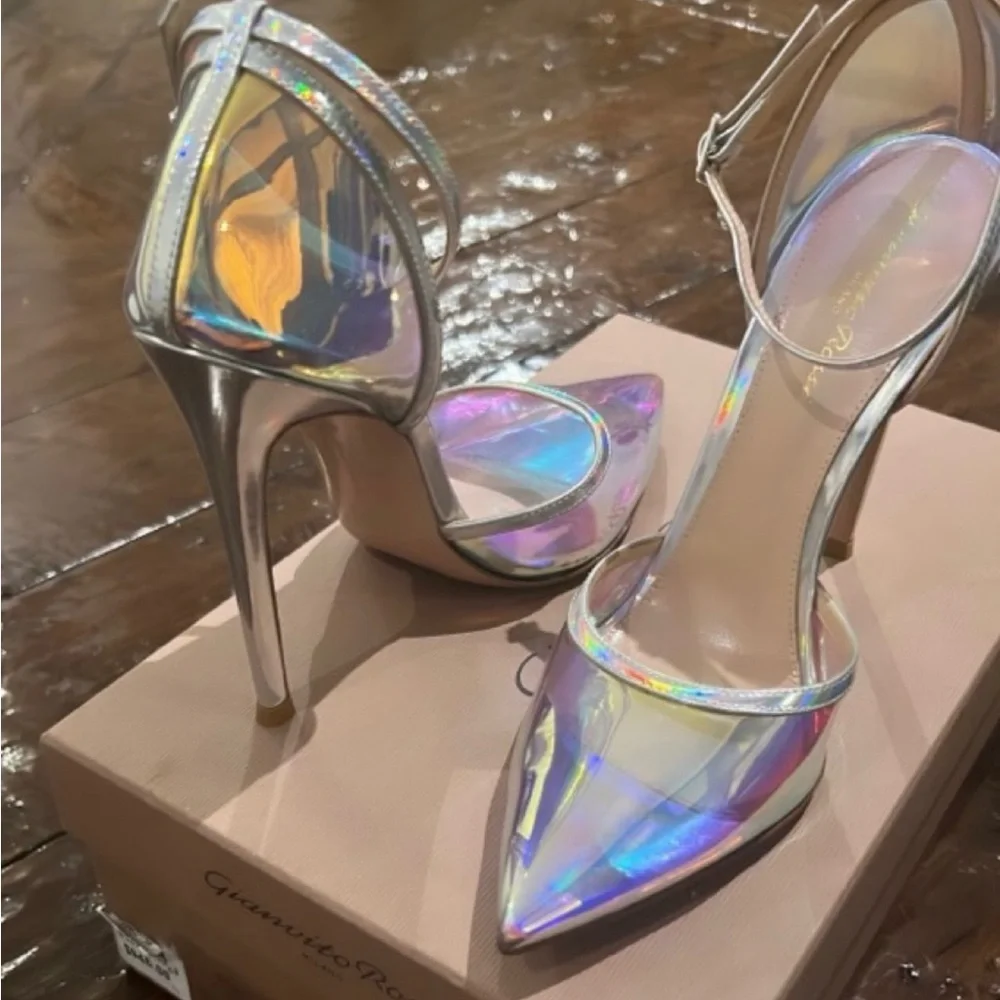 Holographic Stiletto Heels - Gianvito Rossi - Picture 14 of 14